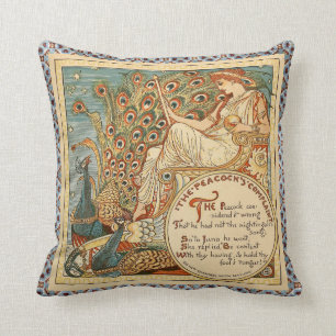 Sierkussen van de klacht van Peacock