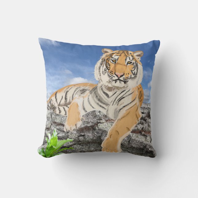 Sierkussen van de tijger (Voorkant)
