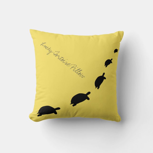 Sierkussen van Lucky Tortoise/kussen (Voorkant)