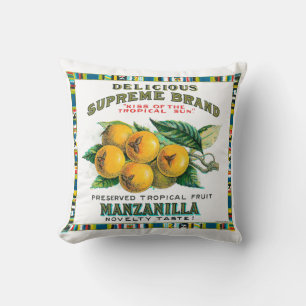 Sierkussen van Manzanilla Preserves