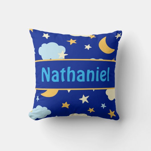 Sierkussen van moon en sterren (Voorkant)