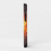 Sierkussen van ontvlammend Football/Voetbal Case-Mate iPhone Case (Achterkant/links)