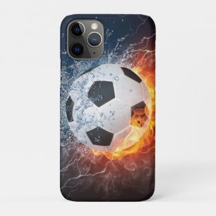 Sierkussen van ontvlammend Football/Voetbal iPhone 11 Pro Hoesje