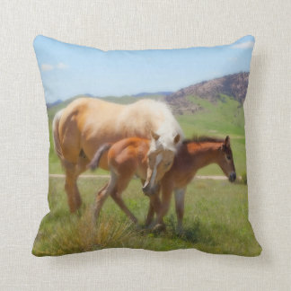 Sierkussen van paarden door Amanda Smith Wyoming F