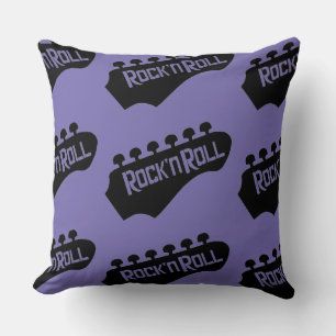 Sierkussen van Rock en Roll Guitar Pattern