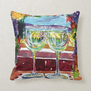 Sierkussen van wijn