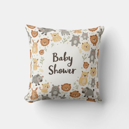 Sierkussen voor Baby shower (Voorkant)