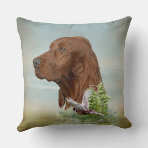 Sierkussen voor de jacht op Irish Setter