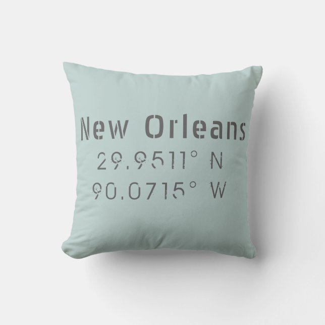 Sierkussen voor de lengte van de nieuwe orleans (Voorkant)