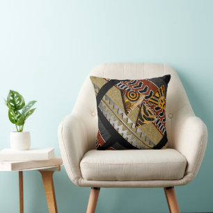 Sierkussen voor hedendaagse afrocentric Motif