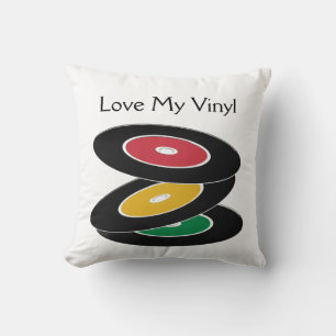 Sierkussen voor het ontwerpen van vinylrecords