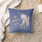 Sierkussen voor je eerste verjaardag met eenhoorn. (Deken)