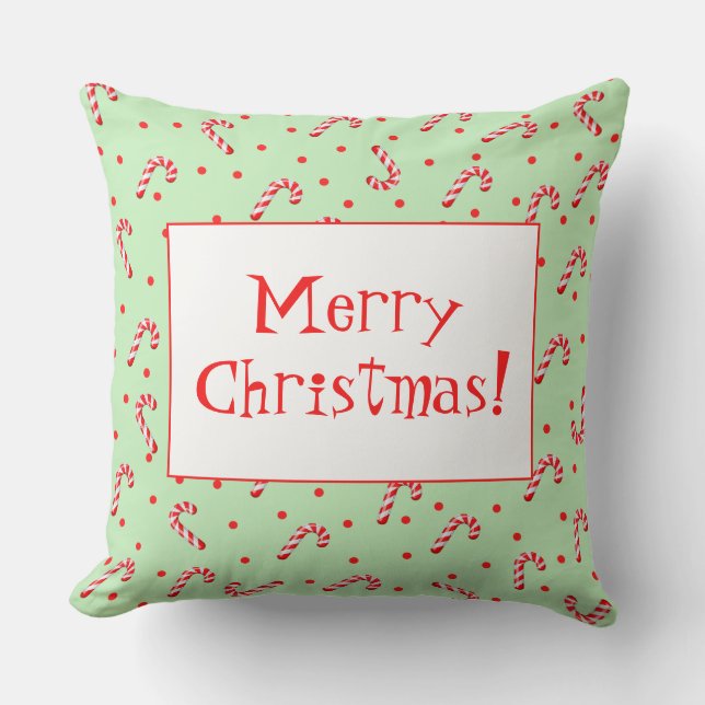 Sierkussen voor kerstsnoepjes (Voorkant)