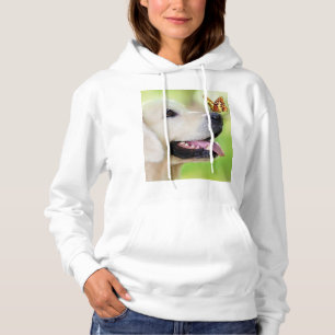 Sierkussen voor labrador en vlinder hoodie