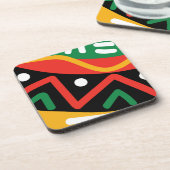 Sierkussen voor zwarte-geschiedenismaand Geografie Bier Onderzetter (Linkerzijde)