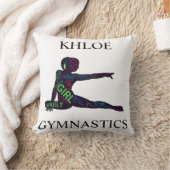 Sierkussen Word Art Gymnastics (Deken)