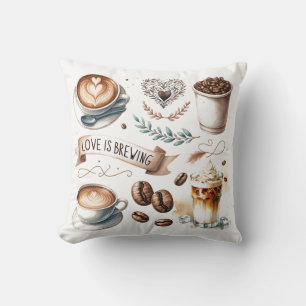 Sierkussennen met het thema coffeeshop kussen