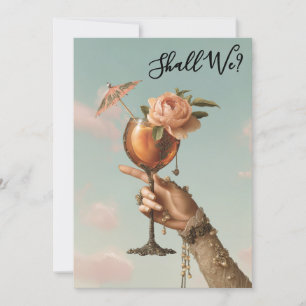 *~* Sierlijk 3 A101 Cocktail FOTO  BACHELORETTE Kaart