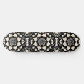 Sierlijk Bloem Mandala Ontwerp Skateboard (Horizontaal)