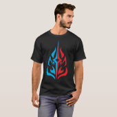 Sierlijk Bloemendesign T-shirt (Voorkant volledig)
