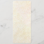 Sierlijk bloemframe met parels menu (Achterkant)