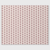 Sierlijk Bloemig Inpakpapier (Vlak)