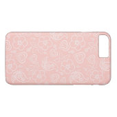 Sierlijk bloempatroon Case-Mate iPhone case (Achterkant (Horizontaal))
