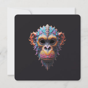 Sierlijk Chimpansee Masker Save The Date