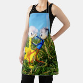 Sierlijk dansend actief Fubby poppetjes stel.v Schort (Insitu)