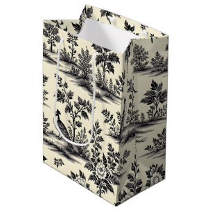 Sierlijk Frans toile patroon Medium Cadeauzakje