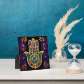 Sierlijk Gouden Derde Oog Hamsa Fotoplaat (Insitu)