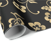 Sierlijk gouden overlay cadeaupapier (Rol Hoek)