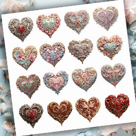 Sierlijk Hart Sticker