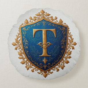 Sierlijk Heraldisch Schild Rond Kussen