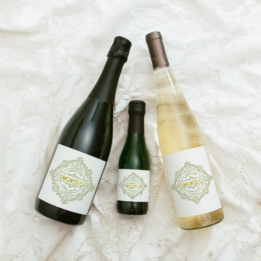 Sierlijk Logo Frame Limoncello Likeurfles Etiket