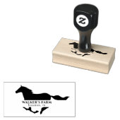 sierlijk paardenmonogram Stempel (Gestempeld)