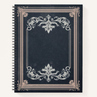 Sierlijk Zwarte Frame — Aanpasbaar Notitieboek