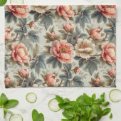 sierlijke bloemen theedoek (Gevouwen)