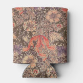  sierlijke bloemenprint blikjeskoeler (Achterkant)