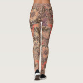 sierlijke bloemenprint leggings (Achterkant)