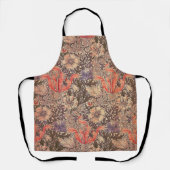  sierlijke bloemenprint schort (Voorkant)