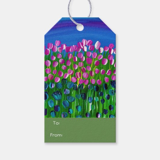 sierlijke charme cadeaulabel (Voorkant)