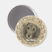 Sierlijke Dachshund Magneet (Voorkant / Achterkant)