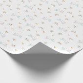 sierlijke duiven cadeaupapier (Hoek)