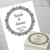 Sierlijke Hart Stempel voor Bruiloften