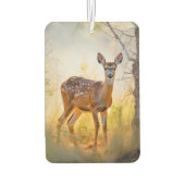 Sierlijke herten in het bos Natuur ontwerp Luchtverfrisser (Achterkant)