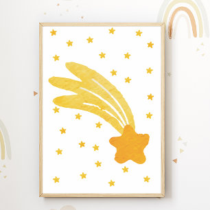 Sierlijke kinderkamer decoratie poster voor de kin