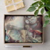 Sierlijke Klokken Bos Alice Wonderland Decoupage Tissuepapier (Geschenk)