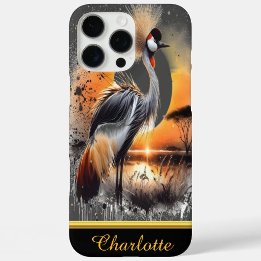 Sierlijke kraan staat elegant Case-Mate iPhone case (Achterkant)
