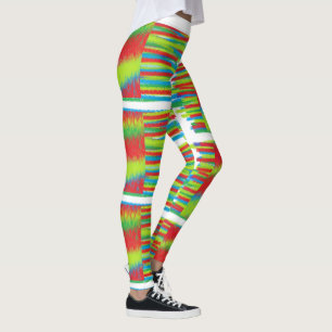 Sierlijke leggingen met verschillende gekleurde be leggings